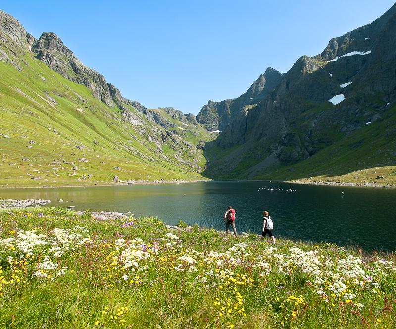 An Athletic Trek in the South of the Lofoten Islands