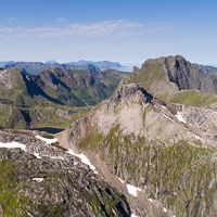 Vue du sommet de Blåheia Vue du sommet de Blåheia