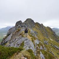 On the top of Blekktinden (Lofoten - Norway) On the top of Blekktinden (Lofoten - Norway)