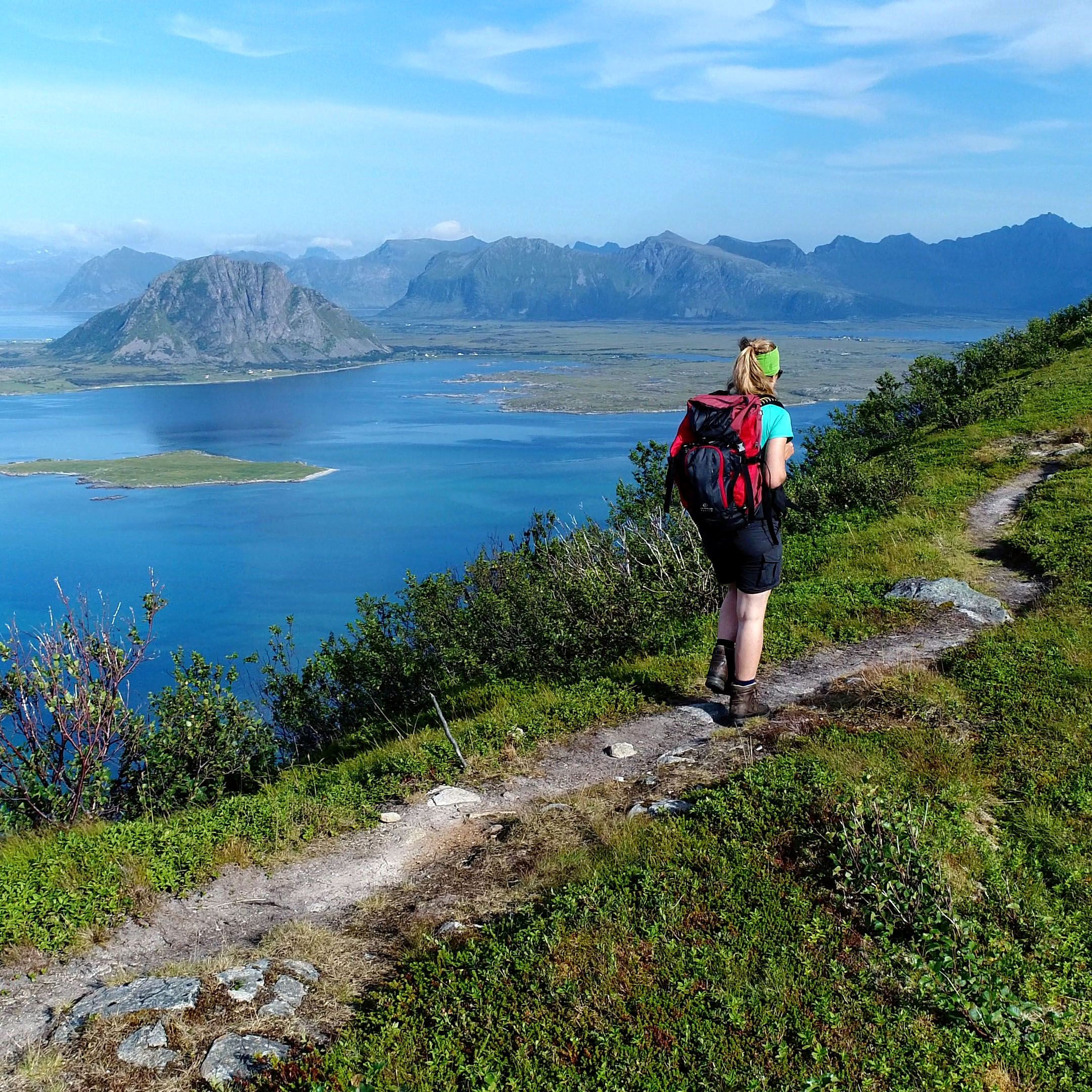 Vue du sommet de Blåheia Vue du sommet de Blåheia