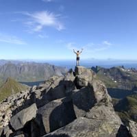 Summit of hermandalstinden